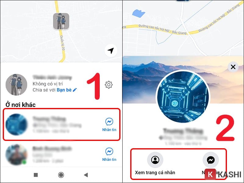 Danh sách bạn bè quanh đây