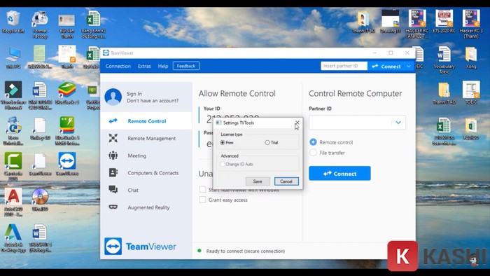 Kích hoạt TeamViewer