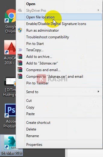 Mở đường dẫn lưu file