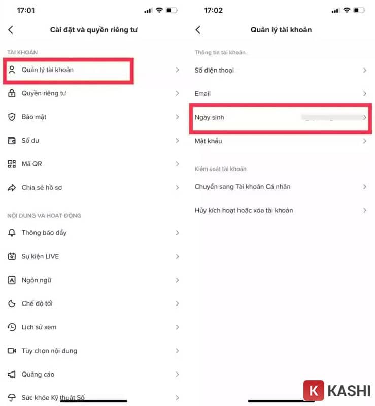 Chỉnh sửa thông tin tài khoản TikTok