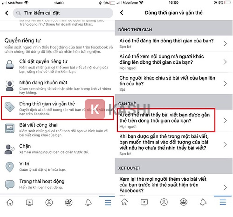 Chọn vào "Ai có thể đăng lên trang cá nhân của bạn"