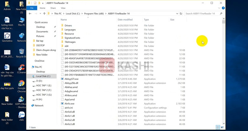 Dán file kích hoạt