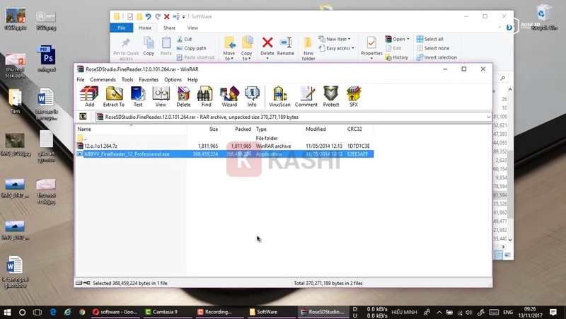 chọn vào "ABBYY_ FineReader_12_Professional.exe"