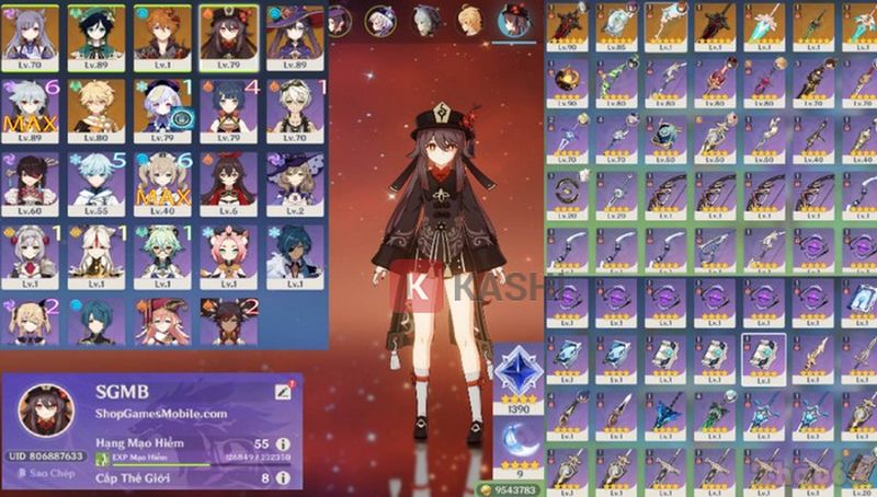 Acc Genshin Impact VIP