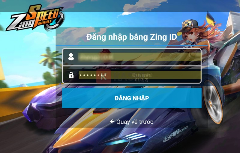 Đăng nhập tài khoản Zing ID và xác nhận liên kết tài khoản