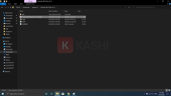 Giao diện phần mềm AIO Tools