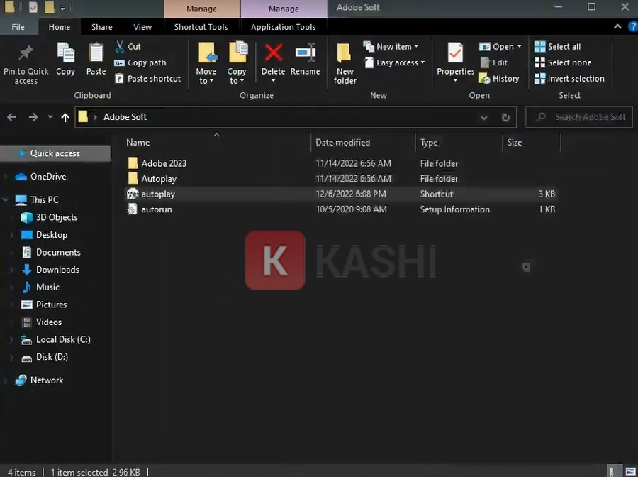 Chạy file "Autoplay"