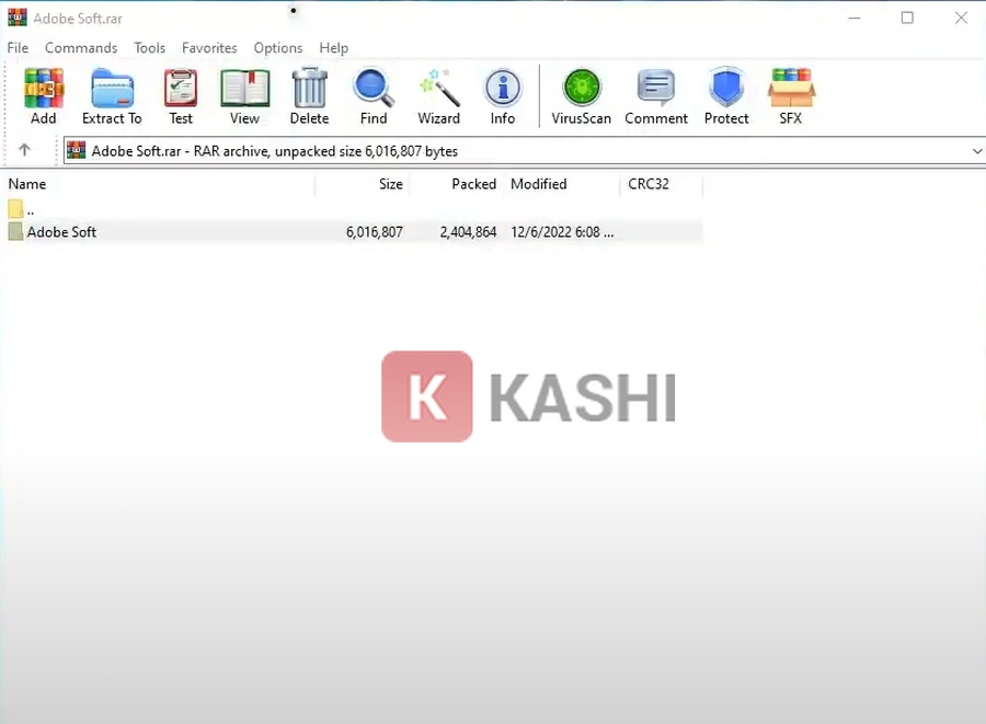 Giải nén phần mềm Adobe After Effects 2023