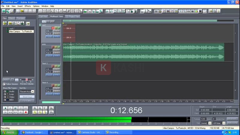 Phối nhạc cùng Adobe Audition 1.5