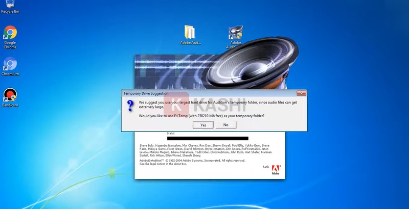 Mở phần mềm và đóng lại chọn "No"
