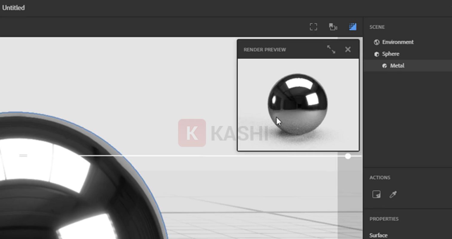 Xem trước kết quả render