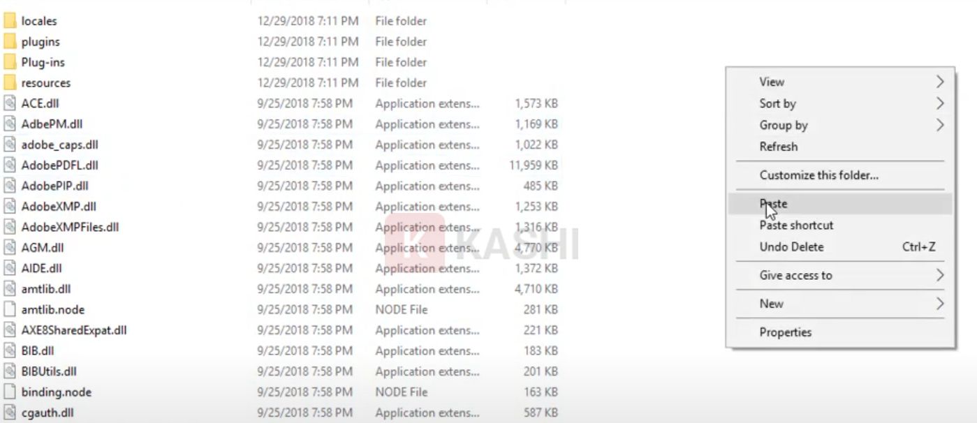 Dán file kích hoạt