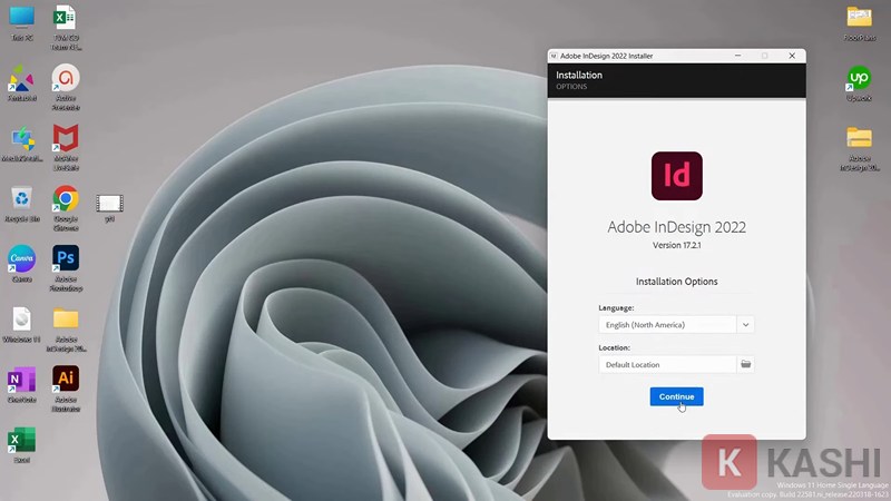 Cài đặt Adobe InDesign 2022