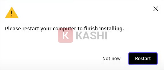 Hoàn tất cài đặt