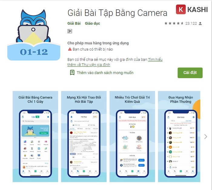 Giải bài tập bằng Camera