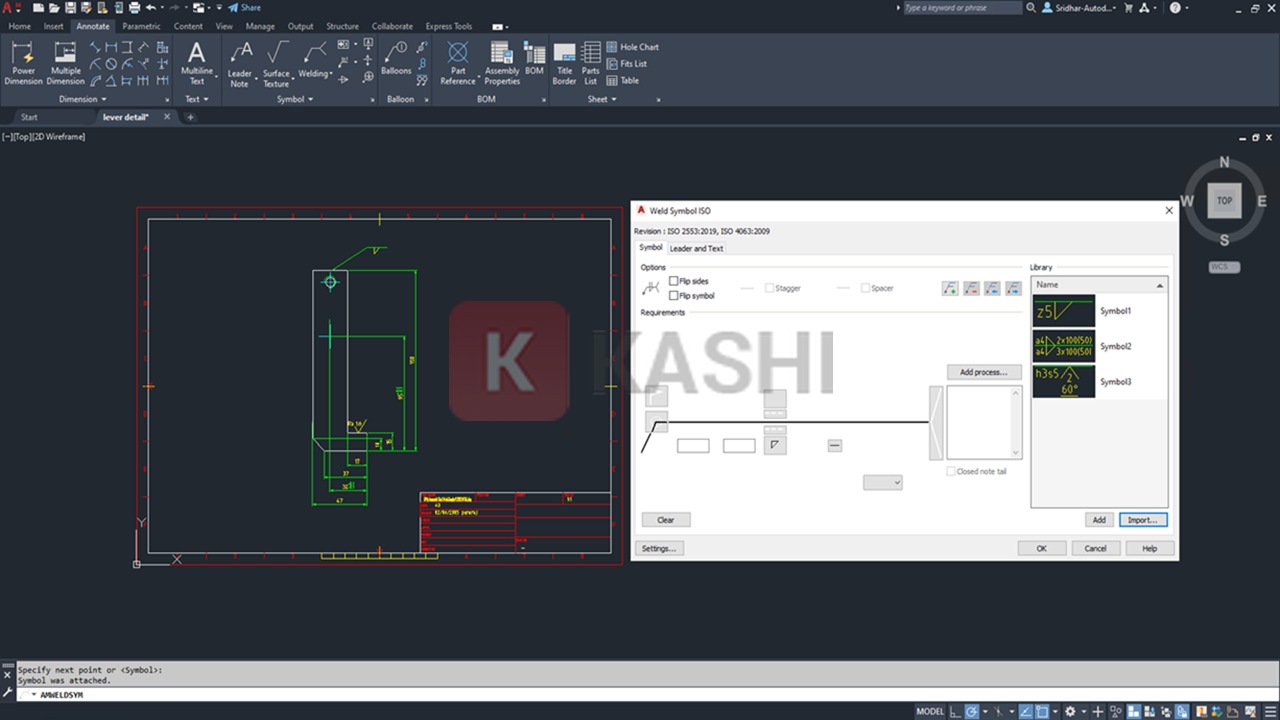 Giao diện AutoCAD Mechanical 2022