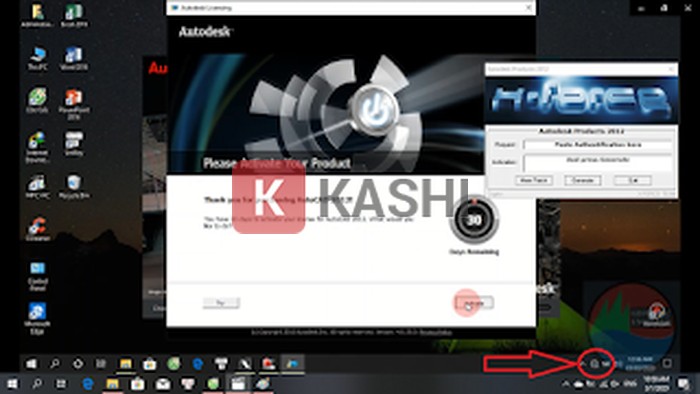 Mở AutoCAD 2014 và file kích hoạt