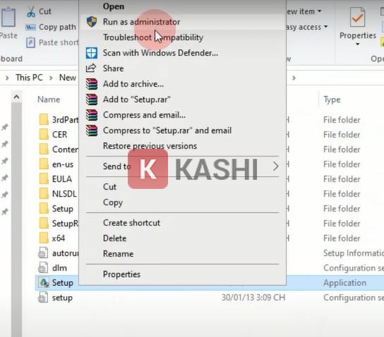 Chạy file setup AutoCAD 2014