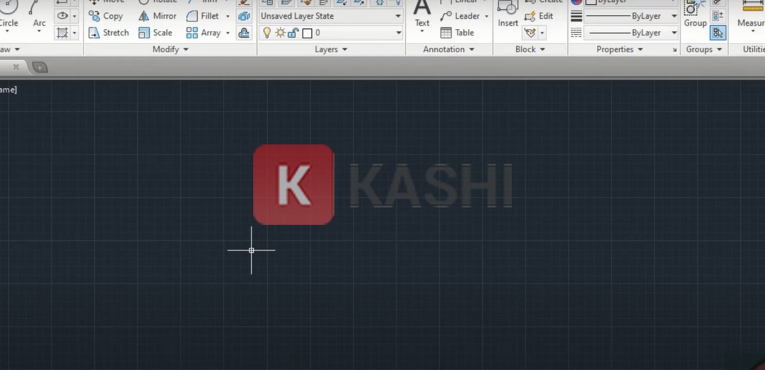 Giao diện AutoCAD 2014 thành công