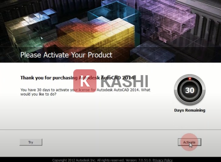Khởi động AutoCAD 2014