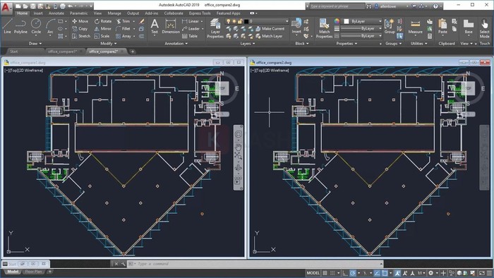 Giao diện AutoCAD 2019