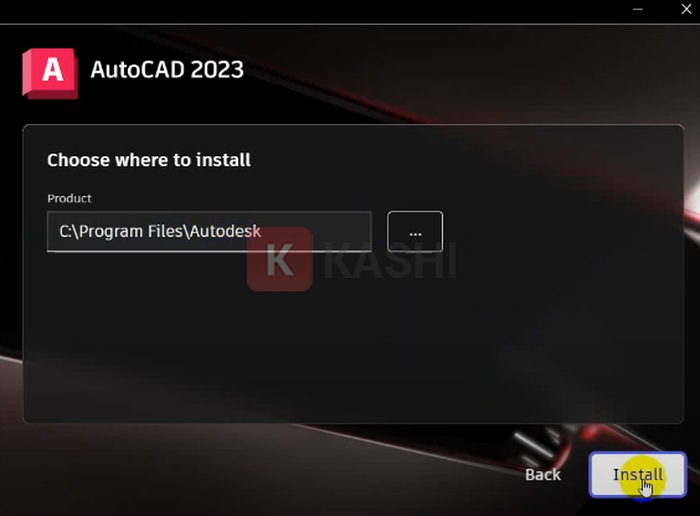 Chọn đường dẫn cài đặt