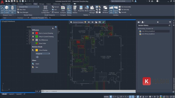 Giao diện phần mềm AutoCAD Electrical