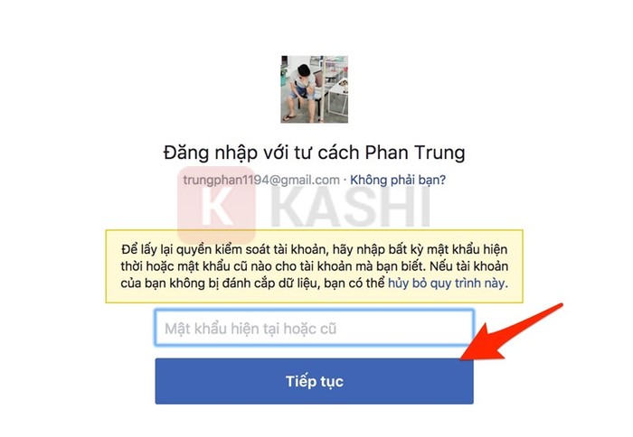 Nhập mật khẩu cũ