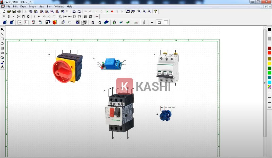 Giao diện phần mềm CADe Simu V4