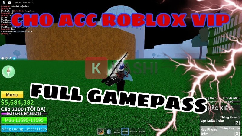 Chia sẻ acc Roblox