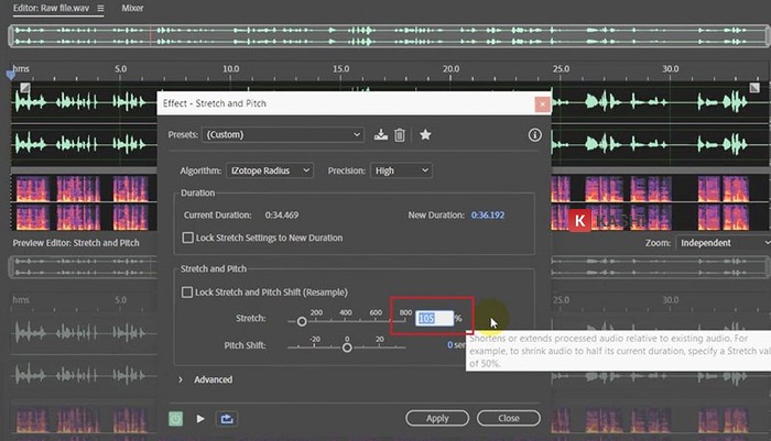 Minh họa kho hiệu ứng âm thanh đa dạng của Adobe Audition
