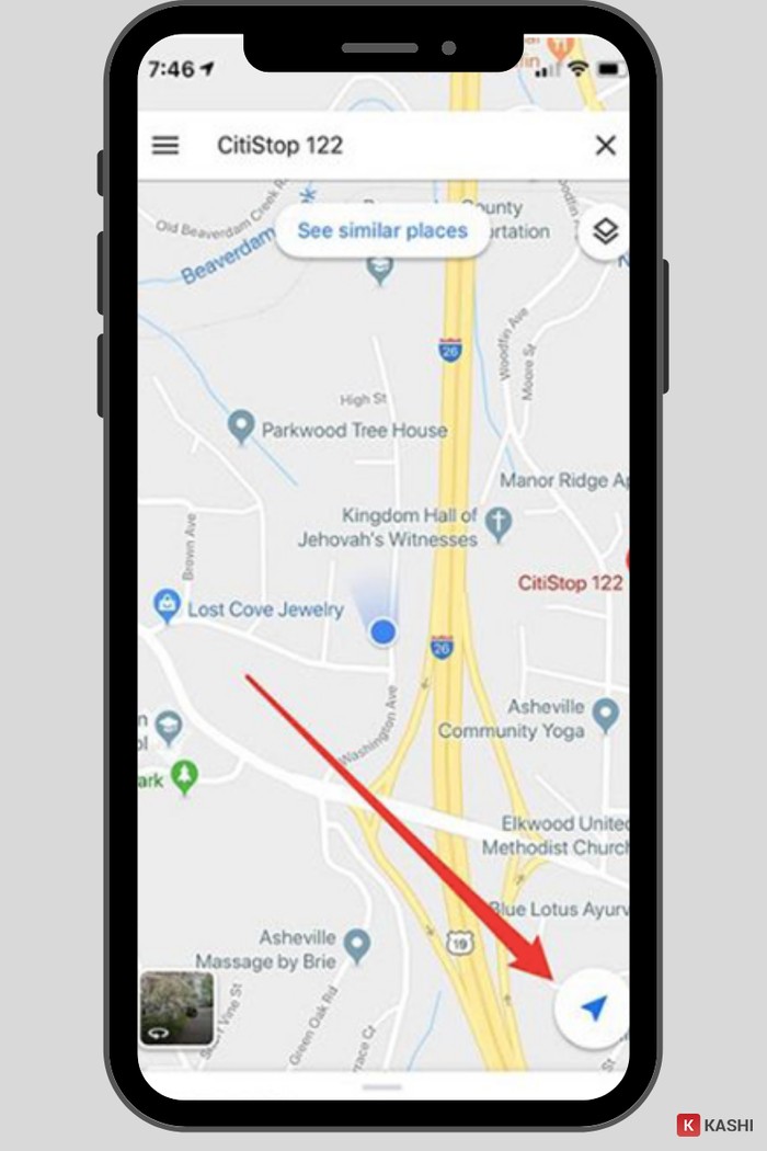 Chia sẻ vị trí trên Google Maps