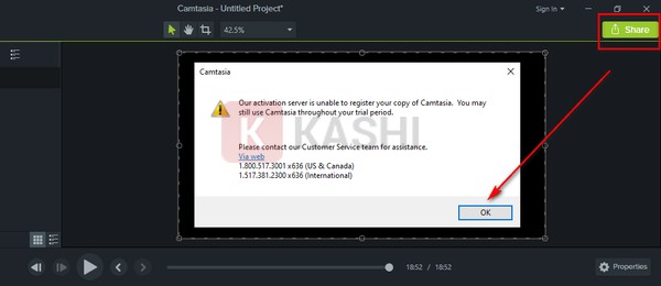 bấm Ok rồi thực hiện tiếp tục