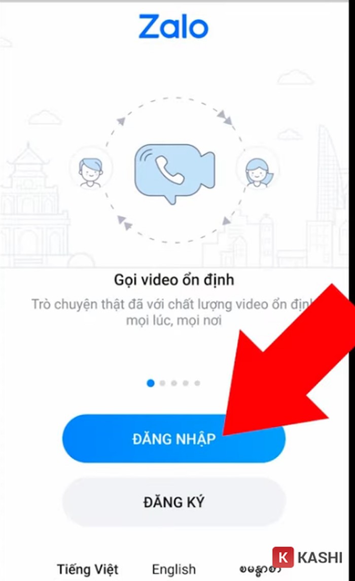 Đăng nhập Zalo trên iPhone