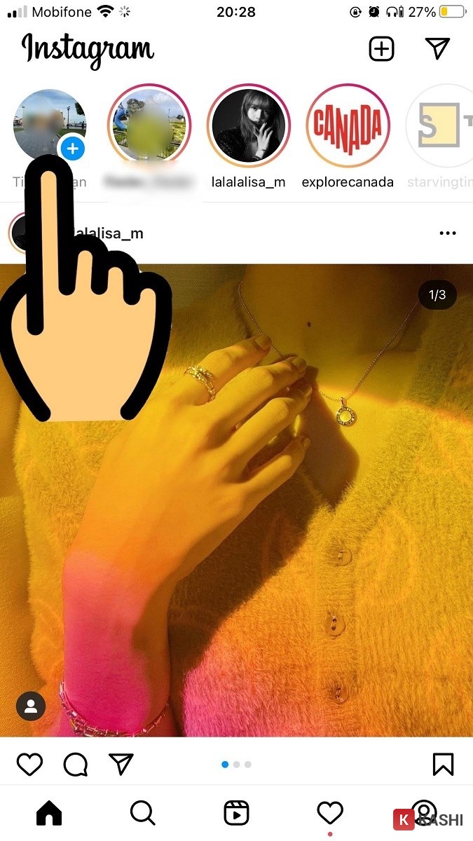 Chọn “Tin của bạn”