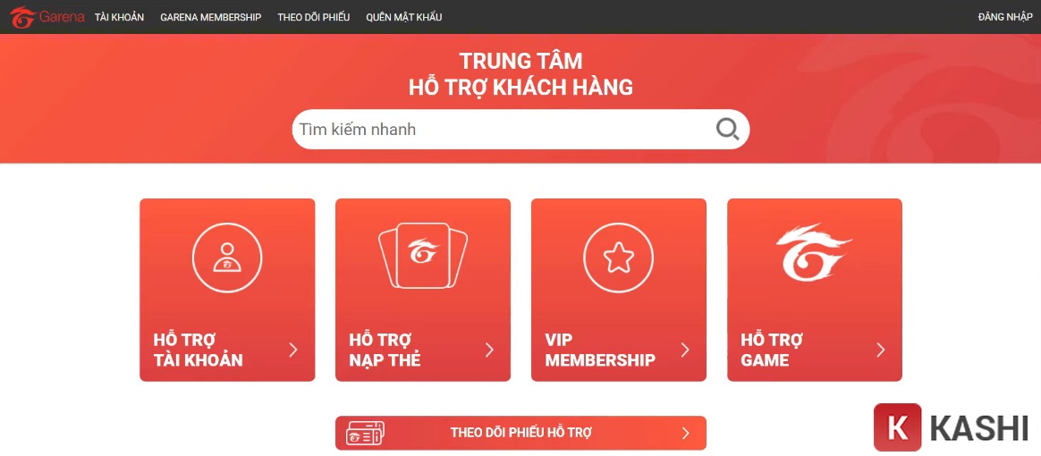 Hỗ trợ game Garena