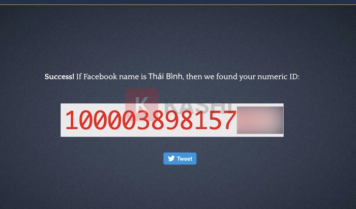 Tìm ID Facebook bằng công cụ trực tuyến