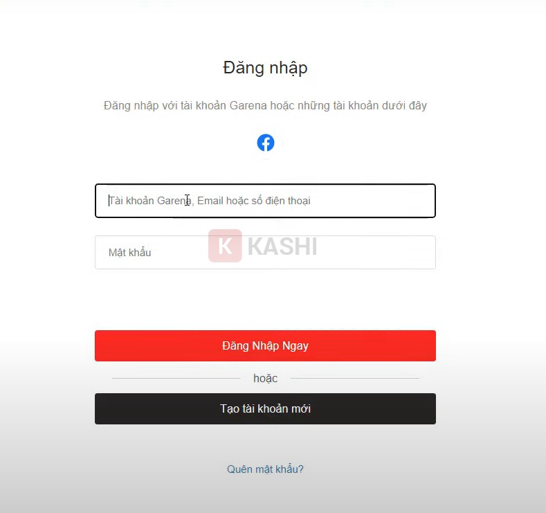 Đăng nhập tài khoản