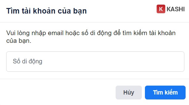 Tìm kiếm tài khoản