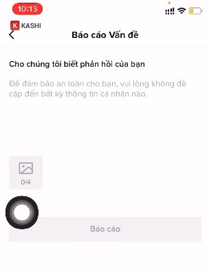 Minh họa cách yêu cầu hỗ trợ