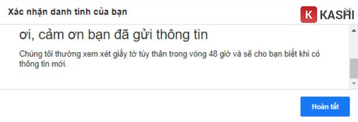 Hình ảnh minh họa thông báo Facebook