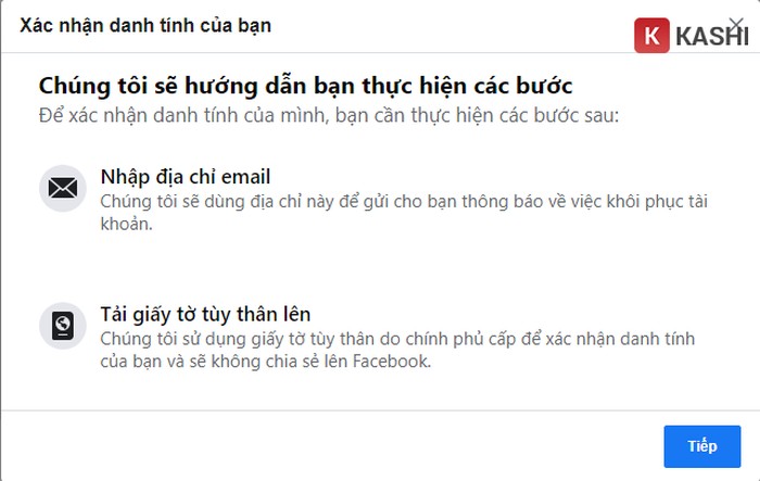 Hình ảnh minh họa xác nhận danh tính
