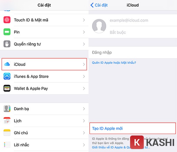 Đăng nhập Apple ID Trung Quốc