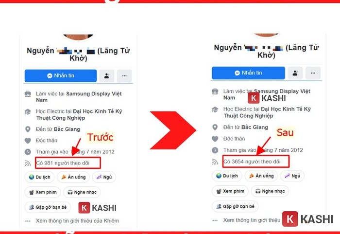 Hình ảnh minh họa về việc hack like trên Facebook