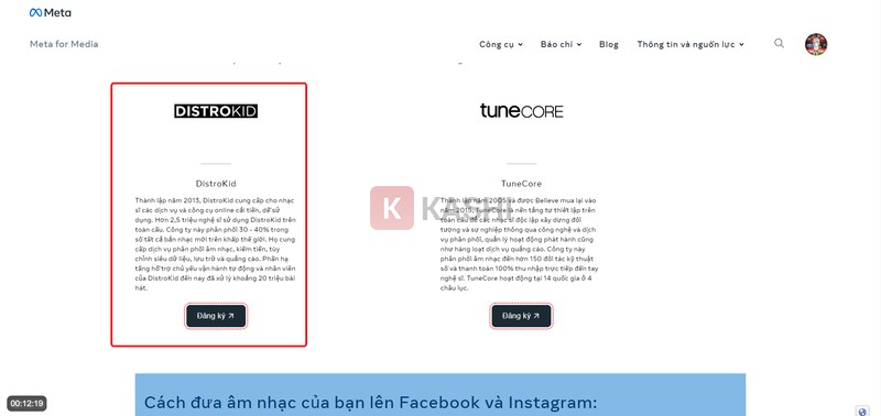 Đăng ký chương trình nghệ sĩ độc lập trên Facebook