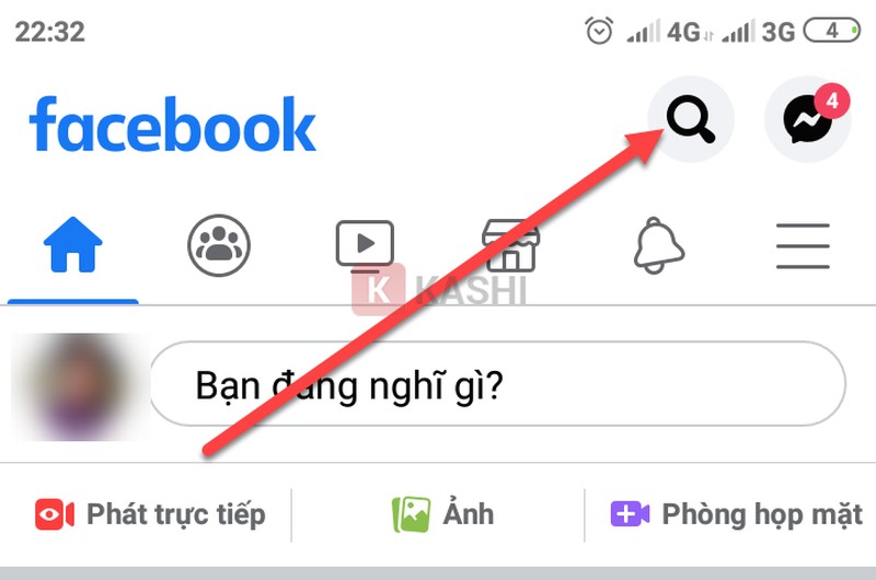 Nhập tên vào thanh tìm kiếm