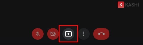 Nút trình chiếu trên Google Meet