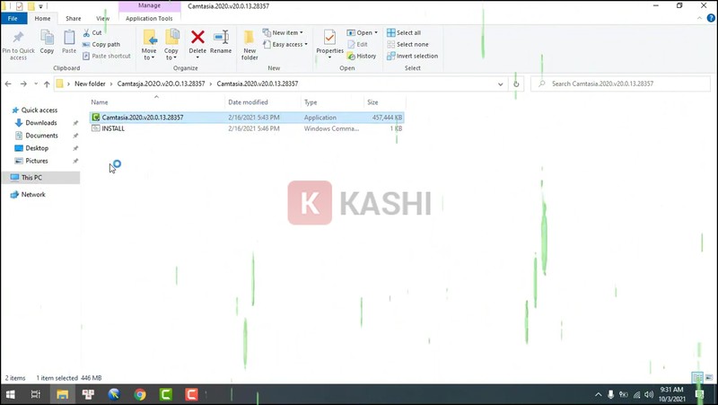Chạy file cài đặt