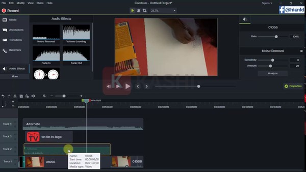 Chỉnh sửa video, hình ảnh và âm thanh