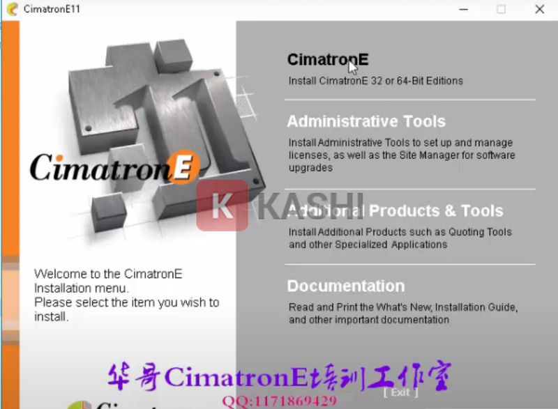 Click chọn vào "CimatronE".